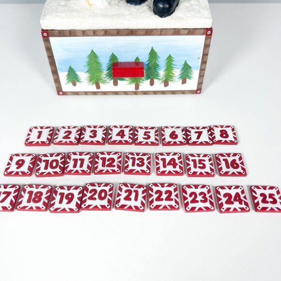 San Francisco Music Box Advent Calendar "Santa Claus is Coming To Town" Rudolph - Picture 3 of 11